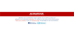 Desktop Screenshot of albanian.com